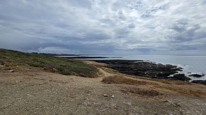 The coast path along the shore, Île de Groix